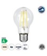 GLOBOSTAR® GLOBE 99091 Λάμπα E27 A60 LED 4W 840lm 360° AC 220-240V IP20 Φυσικό Λευκό 4500K - Long Filament Chip - Διάφανο - Μ6 x Π6 x Υ11cm - 3 Χρόνια Εγγύηση